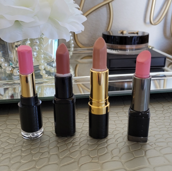 Bundle MakeUpForEver Rough Artist Revlon Nude Fury Sleek Pink Sheglam Lipsticks - Picture 4 of 8
